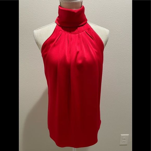 Michael Kors Tops - Michael Kors made in Italy sleeveless red top.  Stunningly beautiful